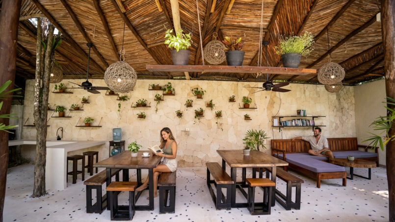 ARKAH pergola bar and kitchen